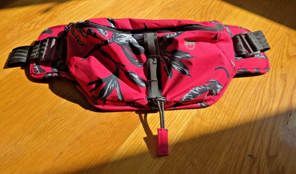 Janji Multipass 2L Sling Bag Pink Floral Running Fanny Pack Crossbody NWOT